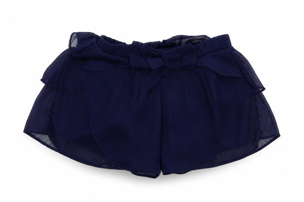 Preworn Girls Blue   Sailor Shorts Size 7-8 Years