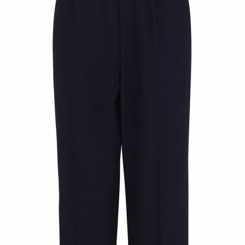 cotton works Womens Blue   Trousers  Size 16 L27 in