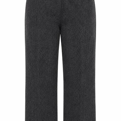 Preworn Womens Black Geometric  Trousers  Size 10 L29 in