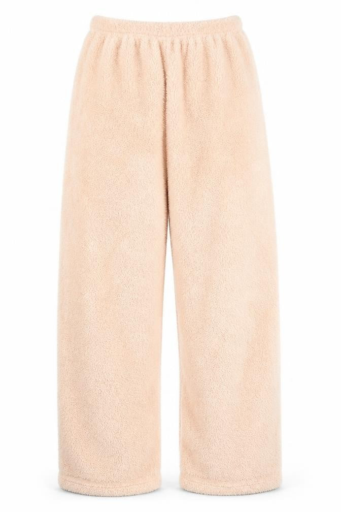 Front view of PRETTYLITTLETHING women’s orange jogger trousers, size UK 8, 27-inch leg
