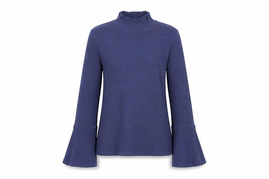 Front view of Marks & Spencer girls’ blue basic t-shirt, size 8-9, years