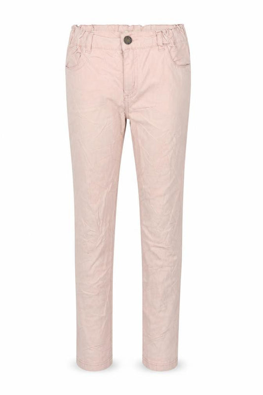 Front view of Me Mini girls’ pink jegging trousers, size 10, years