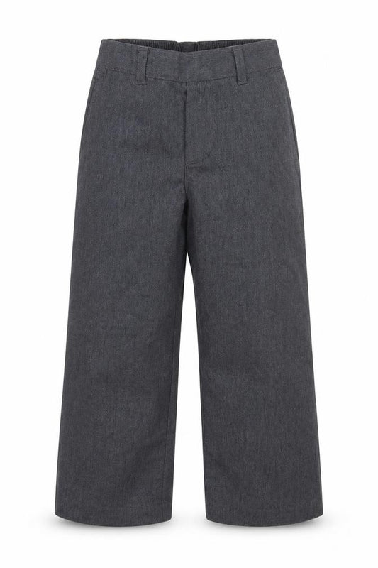 Front view of George boys’ grey dress pants trousers, size 3-4, years