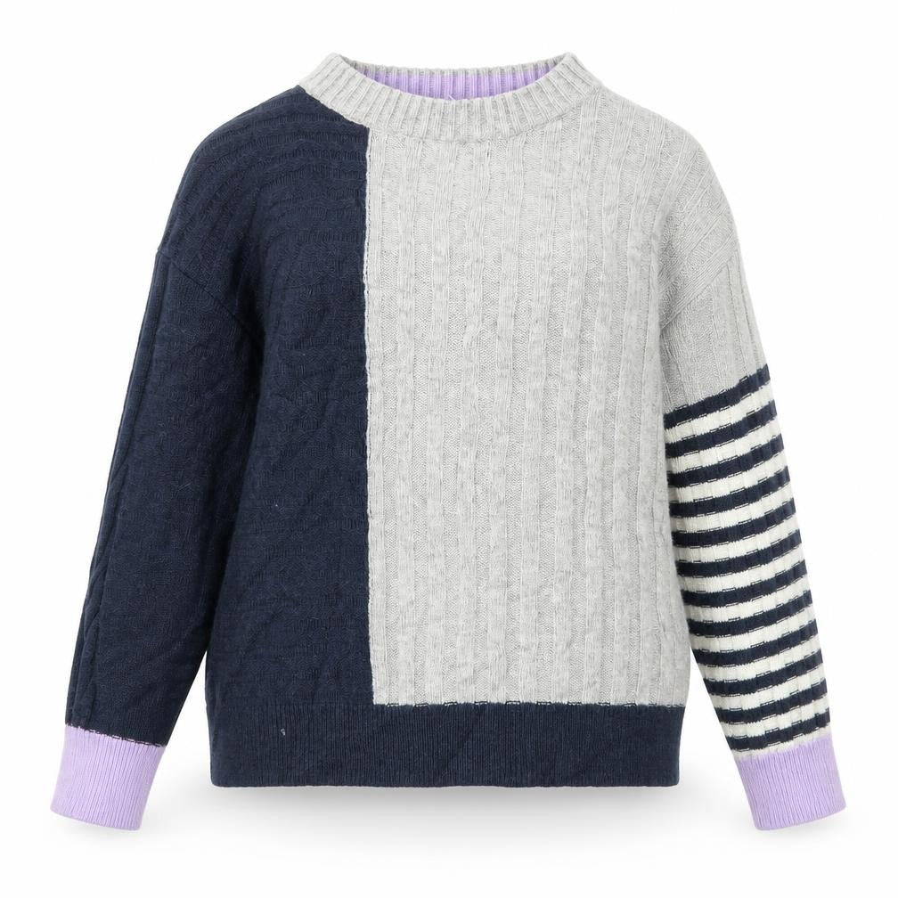 Front view of Marks & Spencer women’s grey jumper, size M