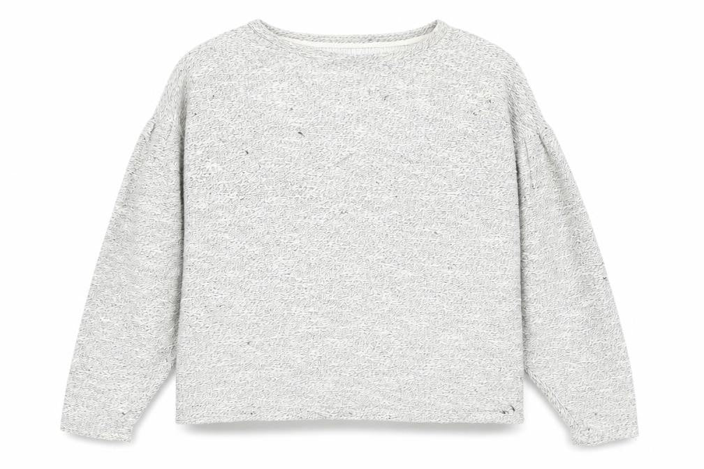 Front view of New Look women’s grey jumper, size S