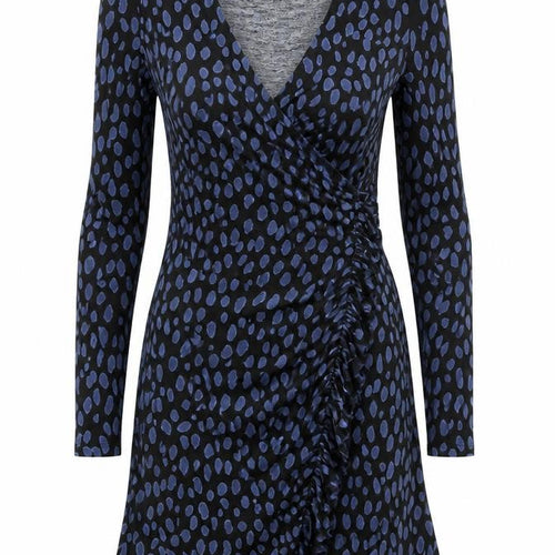 George Womens Blue Animal Print  Cardigan Jumper Size 10
