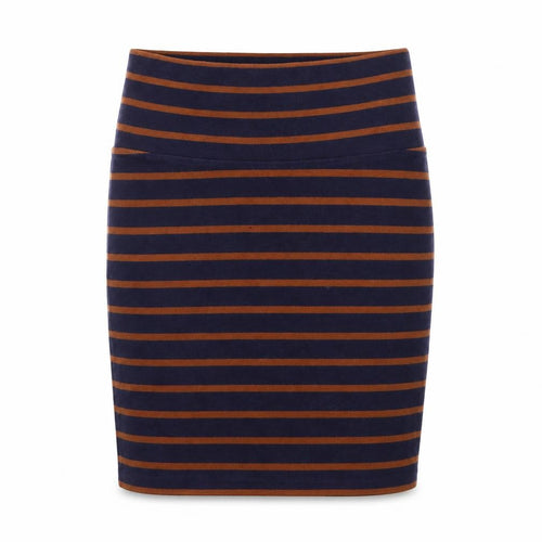 XXI Womens Blue Striped  Straight & Pencil Skirt Size M