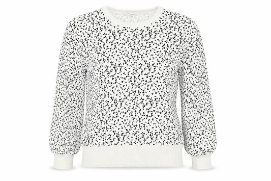 Front view of Next women’s white jumper, size UK 12