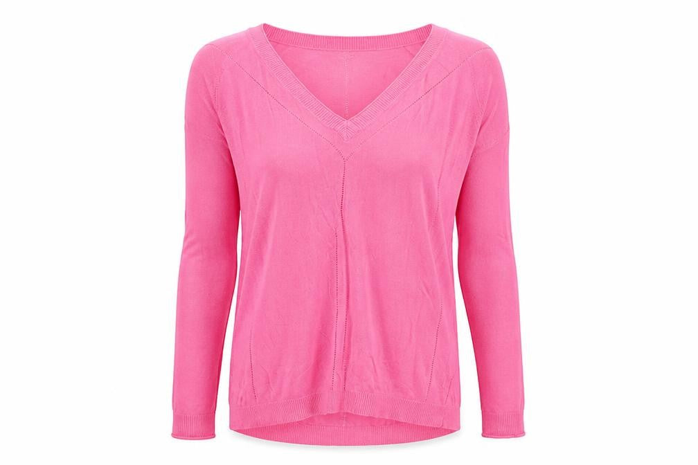 Next Womens Pink   Pullover Jumper Size 8