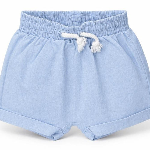 mamas & papas Baby Blue   Cropped Trousers Size 0-3 Months