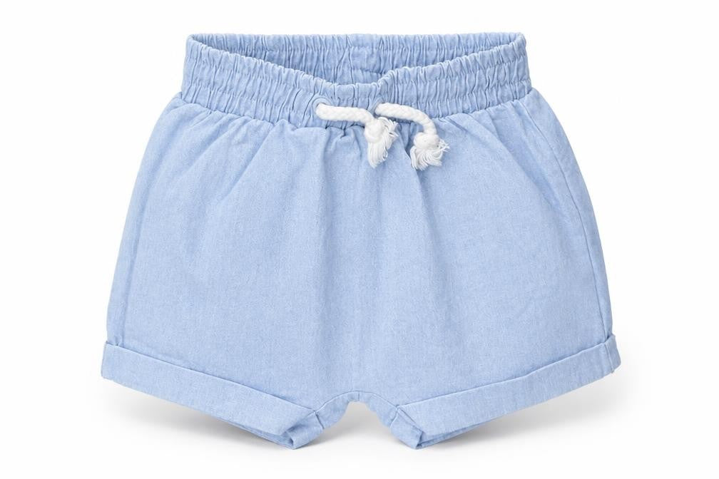 mamas & papas Baby Blue   Cropped Trousers Size 0-3 Months