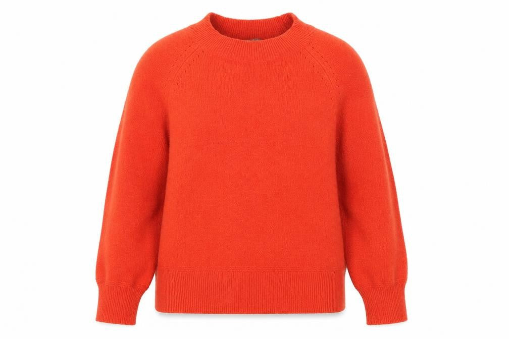 Oasis Womens Red  Knit Pullover Jumper Size S