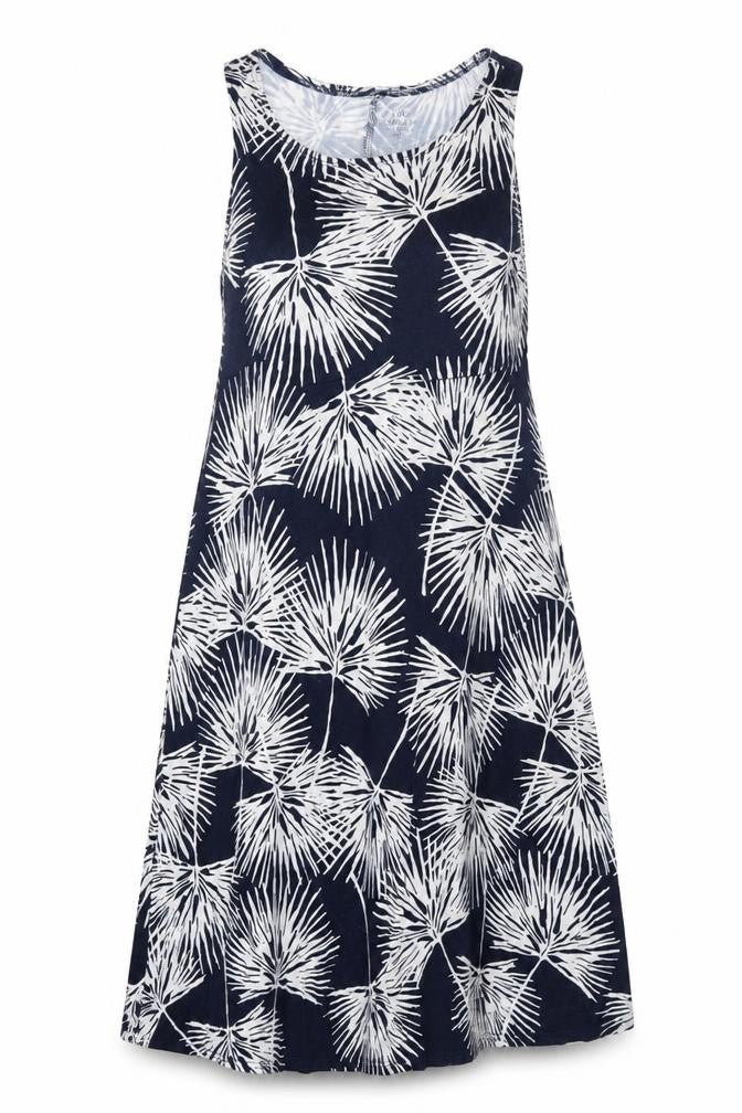 Gap Womens Blue Floral  Tank Dress  Size M