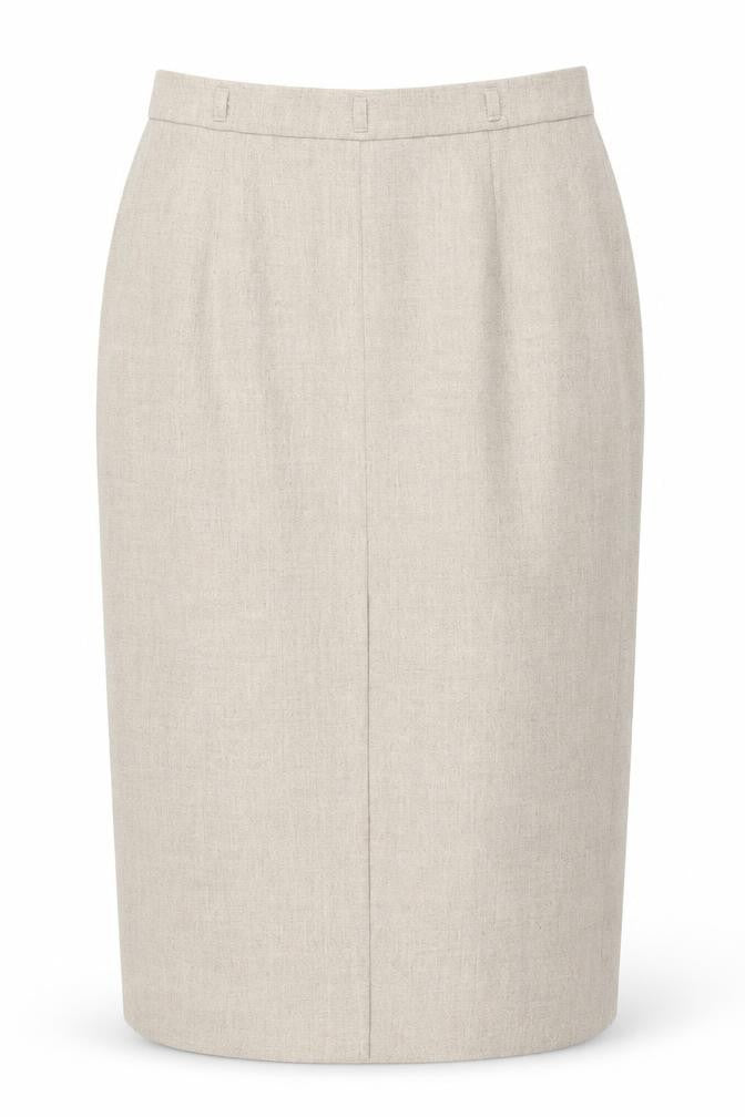 Hirsch Womens Ivory   Straight & Pencil Skirt Size 20