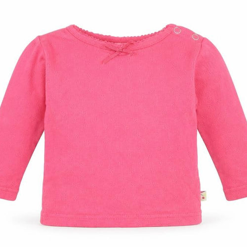 Frugi Girls Pink  Jersey Basic T-Shirt Size 3-6 Months
