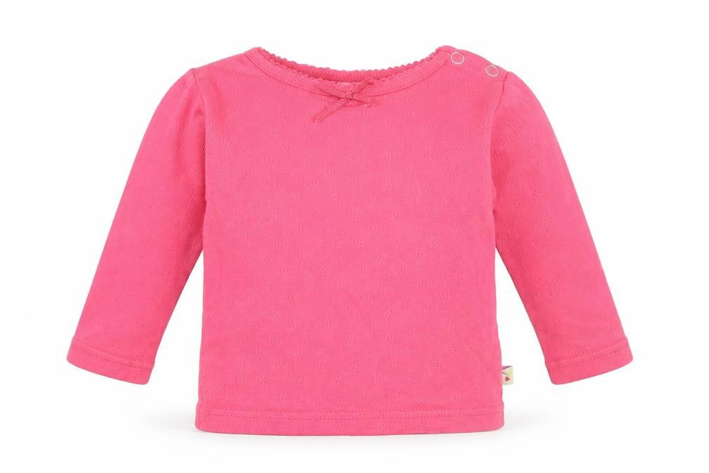 Frugi Girls Pink  Jersey Basic T-Shirt Size 3-6 Months