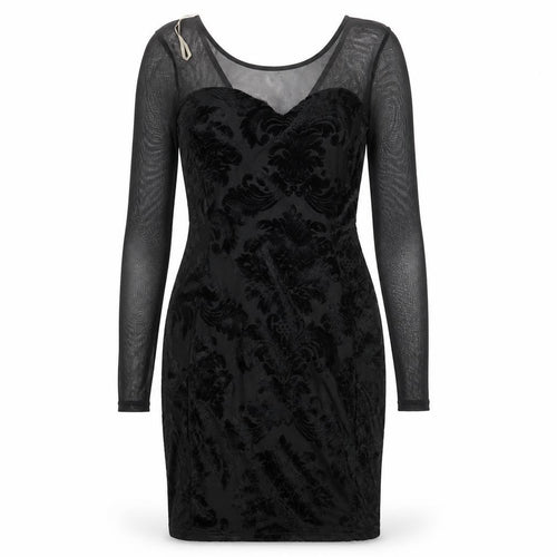 INTERNACIONALE  Womens Black Paisley  Fit & Flare  Size 12