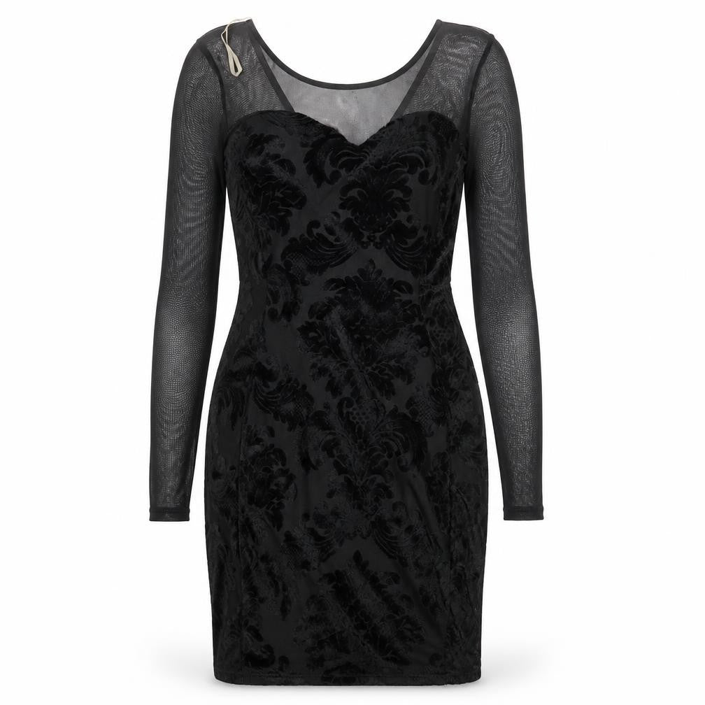 INTERNACIONALE  Womens Black Paisley  Fit & Flare  Size 12