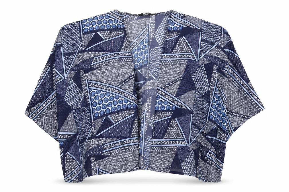 New Look Girls Multicoloured Geometric  Kimono T-Shirt Size S