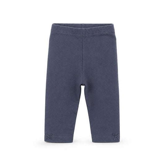 Front view of Asda George girls’ grey jogger trousers, size 3-6, months - legging