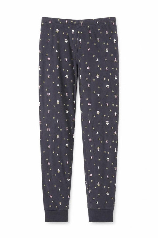 Front view of George girls’ grey capri trousers, size 10-11, years