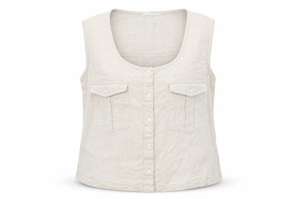 Mango Womens Beige   Basic T-Shirt Size L