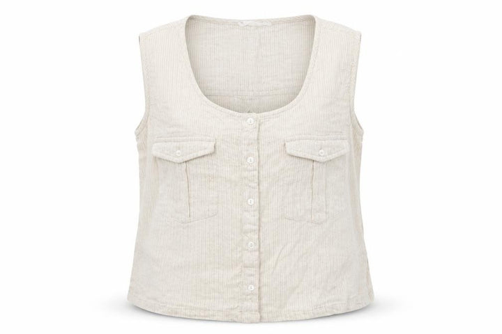 Mango Womens Beige   Basic T-Shirt Size L