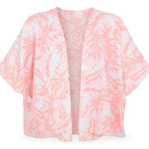 New Look Womens Green Floral  Cardigan Jumper Size 14  - leaf pattern