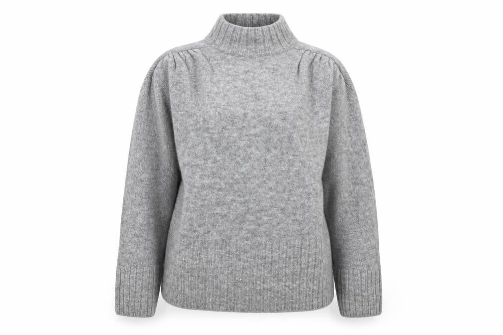 Front view of George women’s grey knit jumper, size M