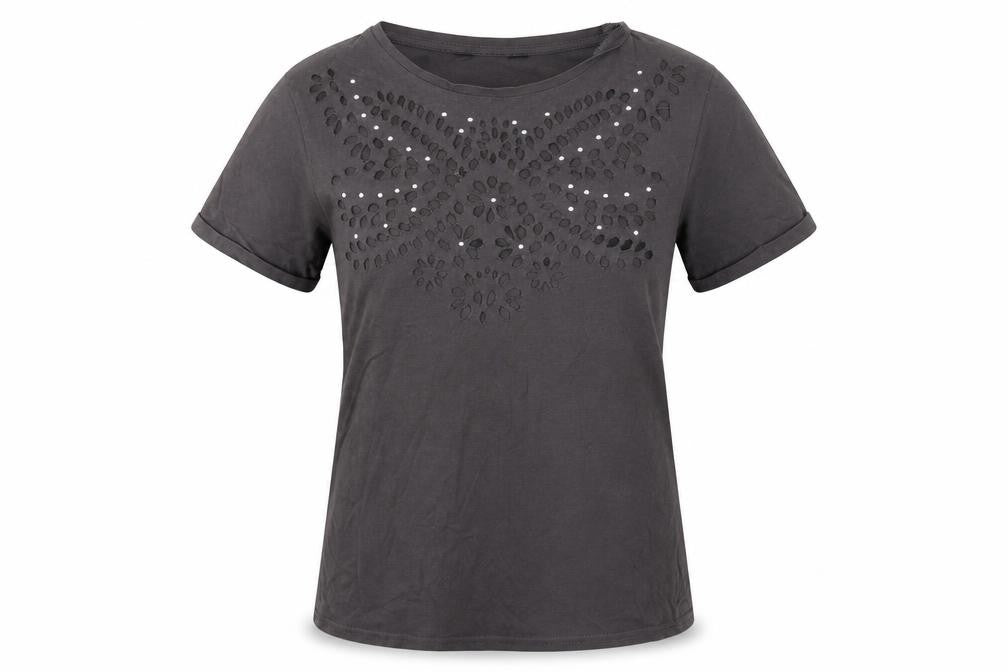 Preworn Womens Grey   Basic T-Shirt Size S