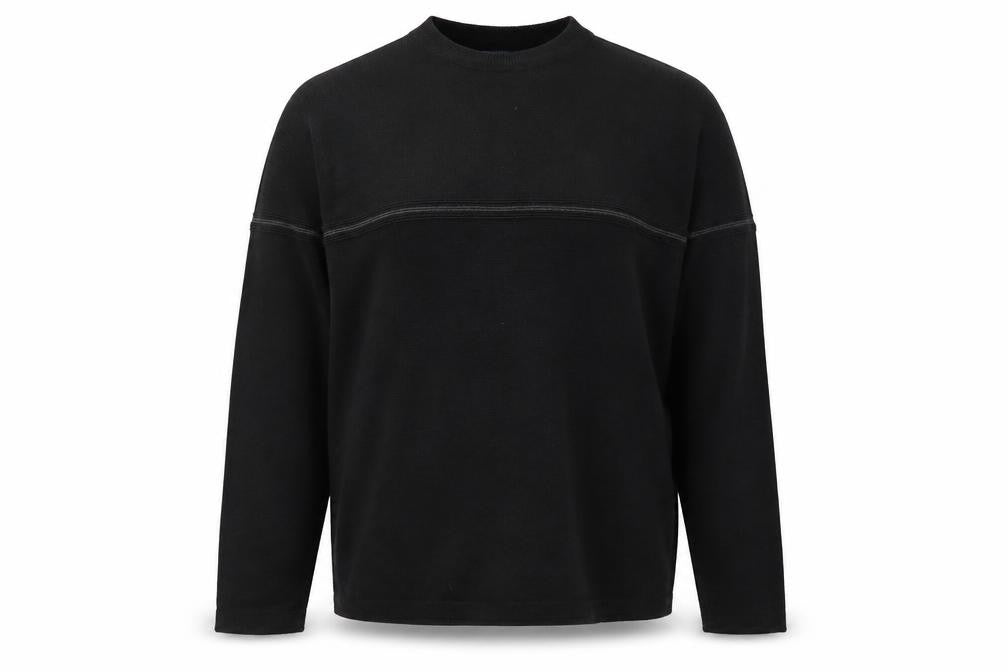 Front view of Freeport men’s black jumper, size XL
