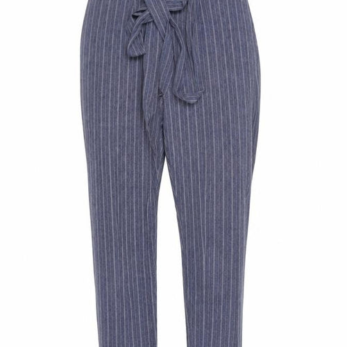 Nasty Gal Womens Blue Striped  Trousers  Size 8 L26 in