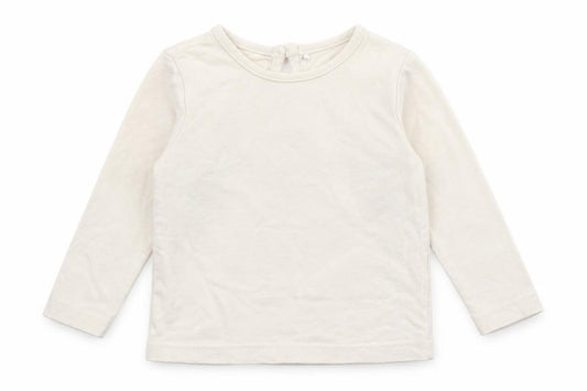 Front view of George Baby White Basic T-Shirt, size 9-12, Months