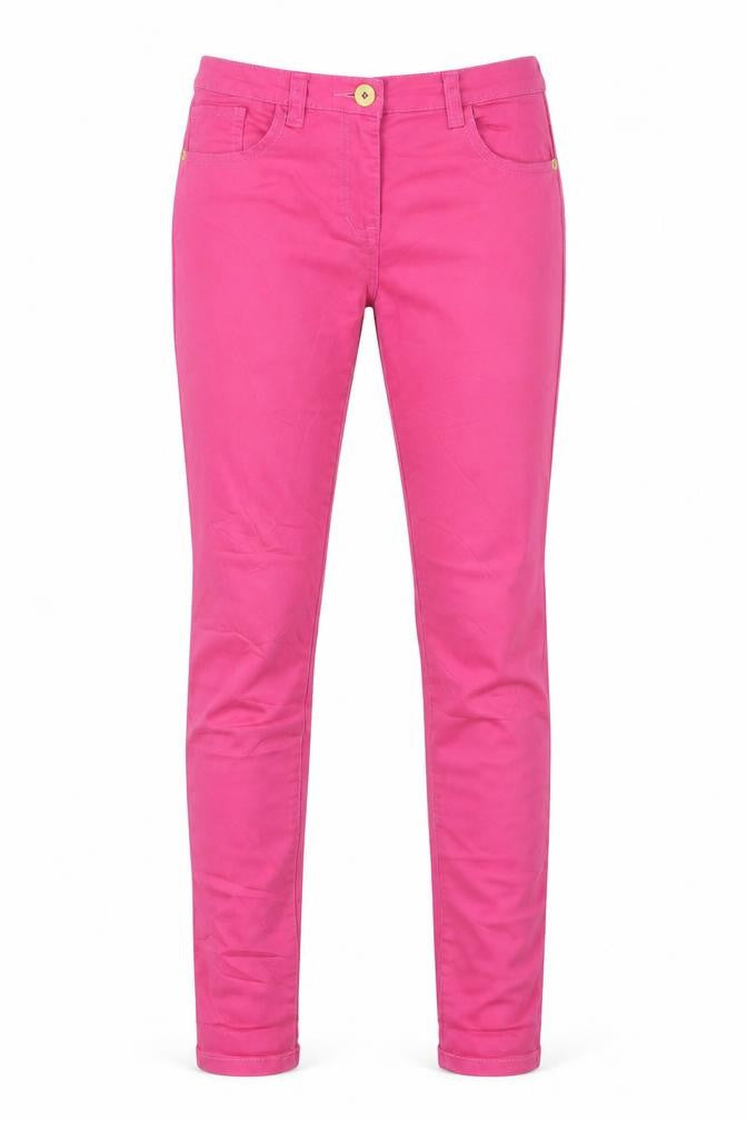 love 2 laugh Womens Pink  Denim Skinny Jeans Size 26 in L29 in