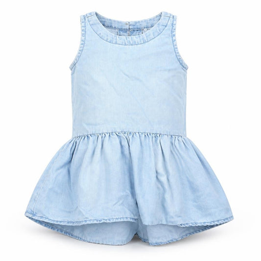 Front view of Next girls’ blue a-line, size 2, years