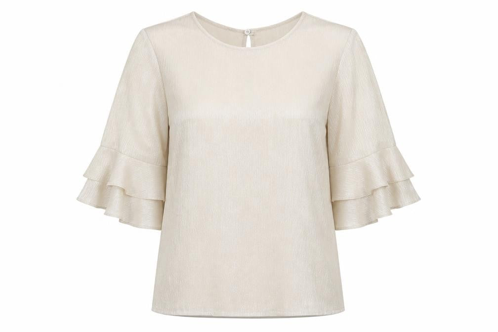 New Look Womens Gold   Basic Blouse Size 10