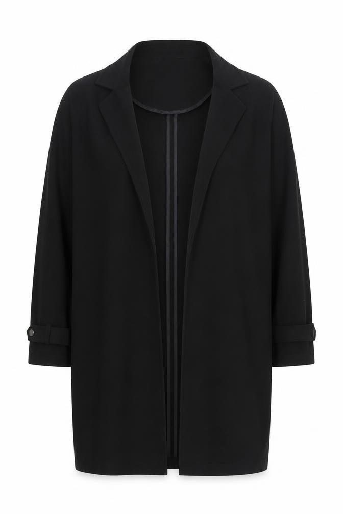 Front view of Dorothy Perkins women’s black jacket, size UK 12