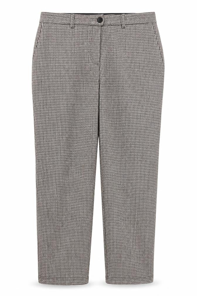 Papaya Womens Brown Geometric  Trousers  Size 14 L26 in
