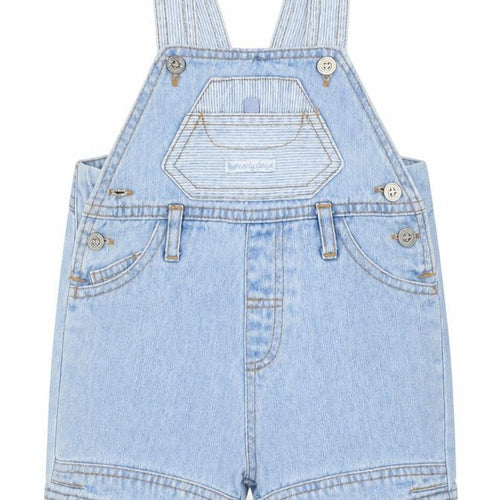 Early Days Baby Blue  Denim Dungaree One-Piece Size 6-9 Months
