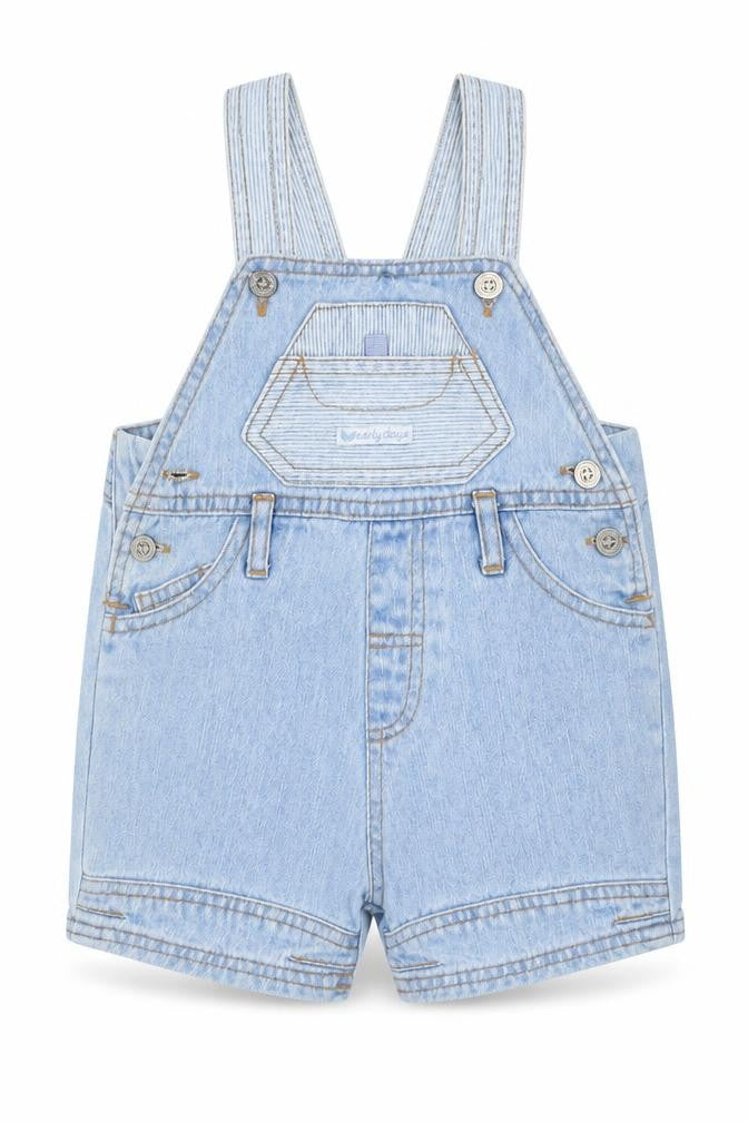 Early Days Baby Blue  Denim Dungaree One-Piece Size 6-9 Months