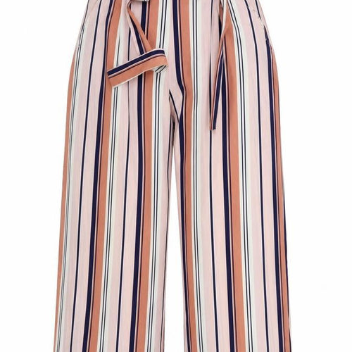 Zara Womens Pink Striped  Trousers  Size S L23 in
