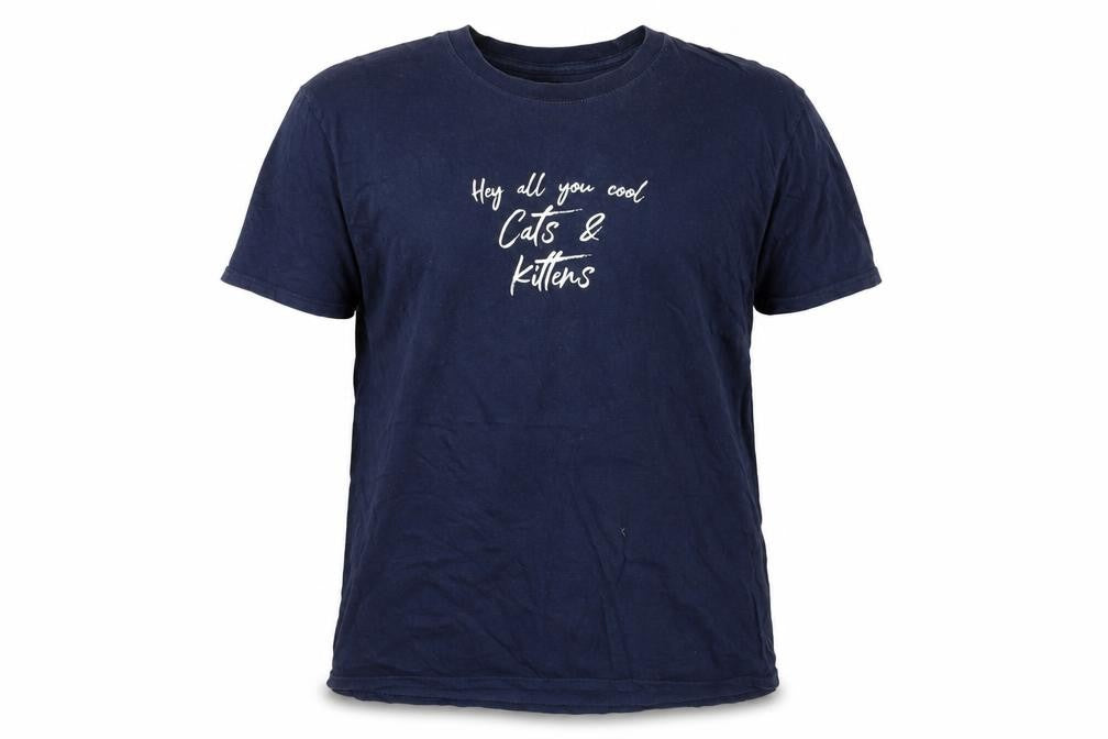 Preworn Mens Blue    T-Shirt One Size
