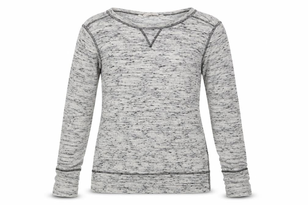 Front view of H&M women’s grey jumper, size S