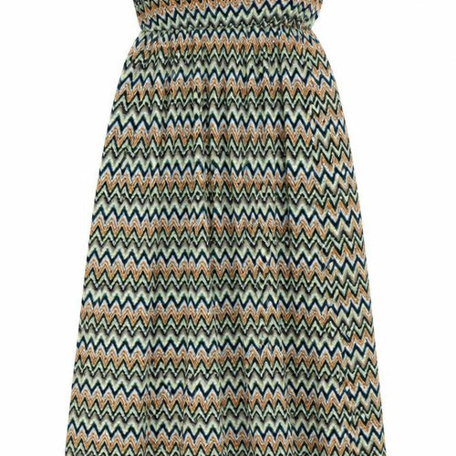 Alice & You Womens Multicoloured Striped  Fit & Flare  Size 10