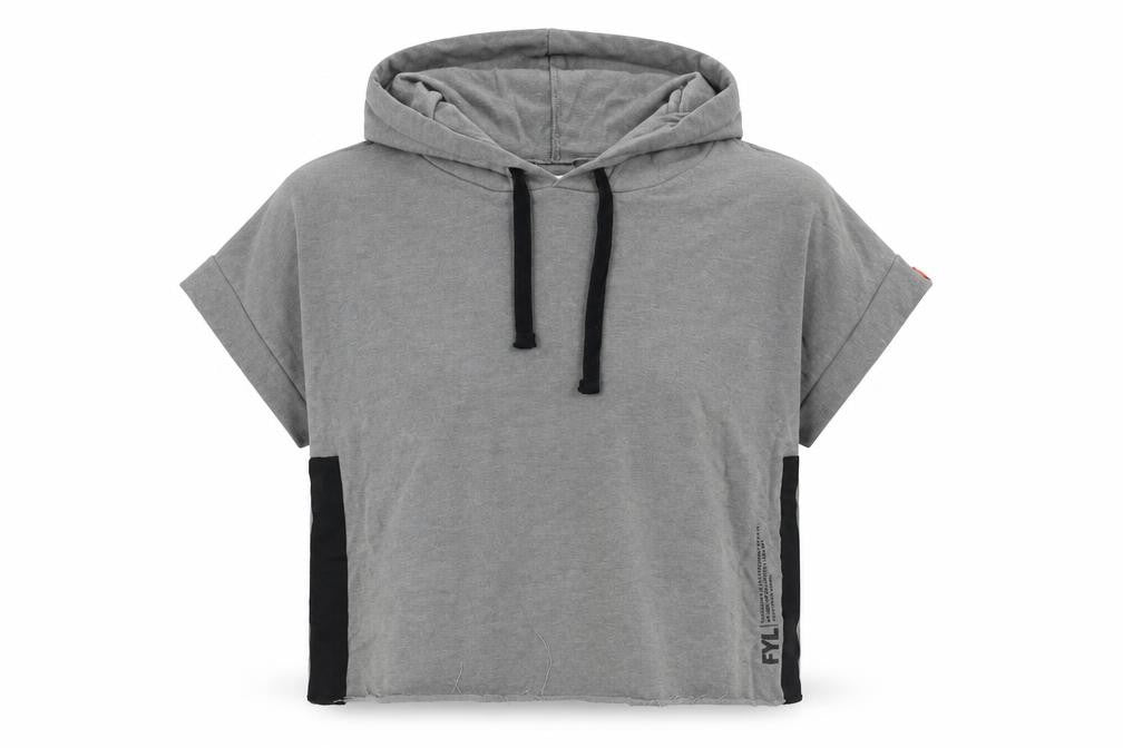 DECATHLON Womens Grey  Jersey Pullover Hoodie Size S  - FYL