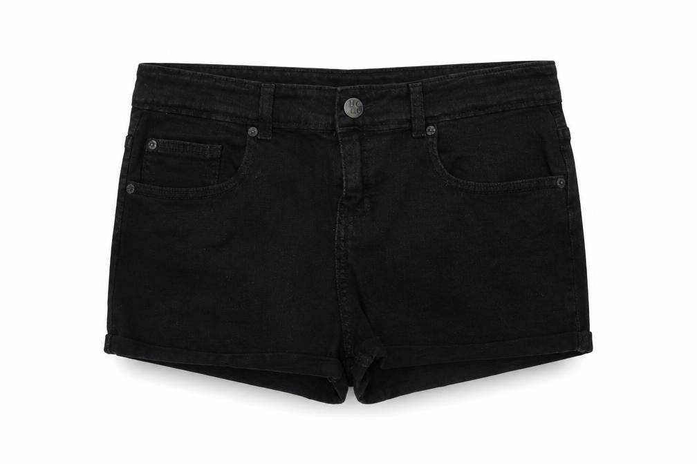 top shop Womens Black Colourblock  Bermuda Shorts Size 34