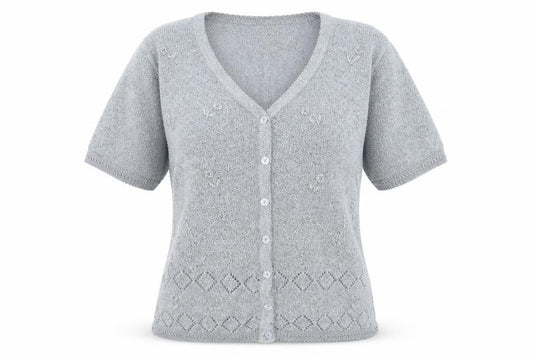 klassique Womens Blue   Cardigan Jumper Size M