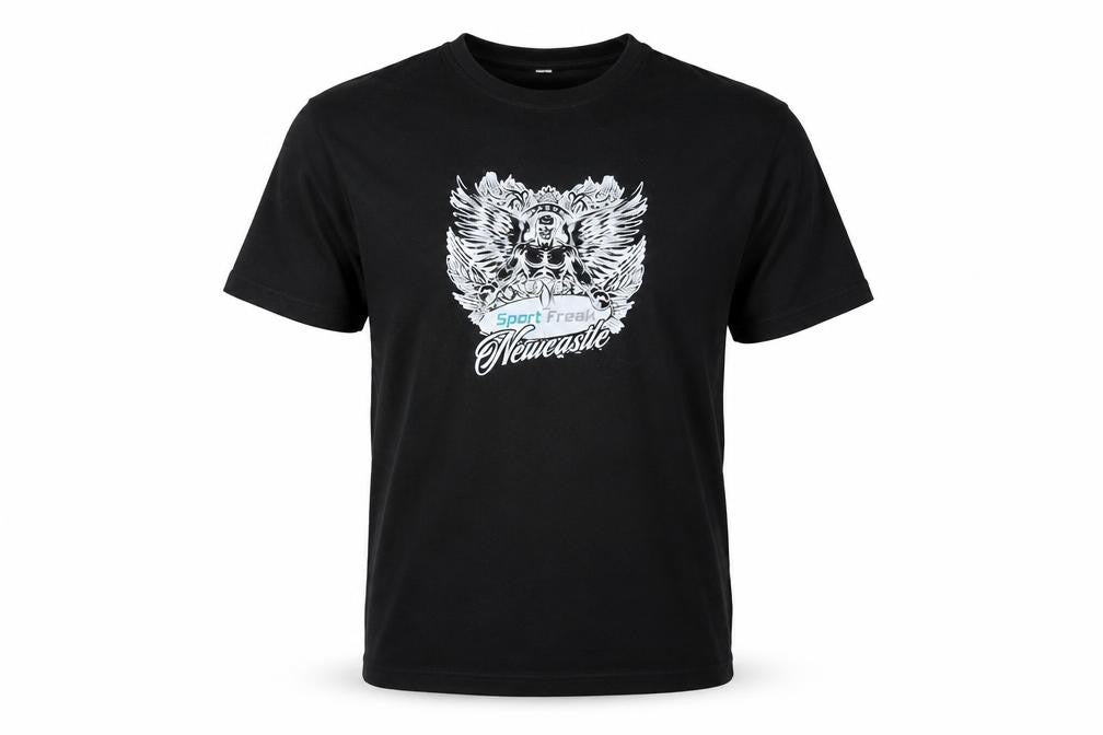 Preworn Mens Black    T-Shirt Size L