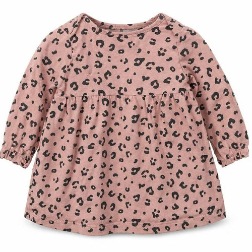 F&F Girls Pink Animal Print  Basic T-Shirt Size 0-3 Months