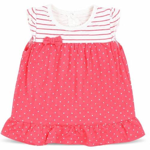 George Boys Red Striped  Fit & Flare  Size 0-3 Months